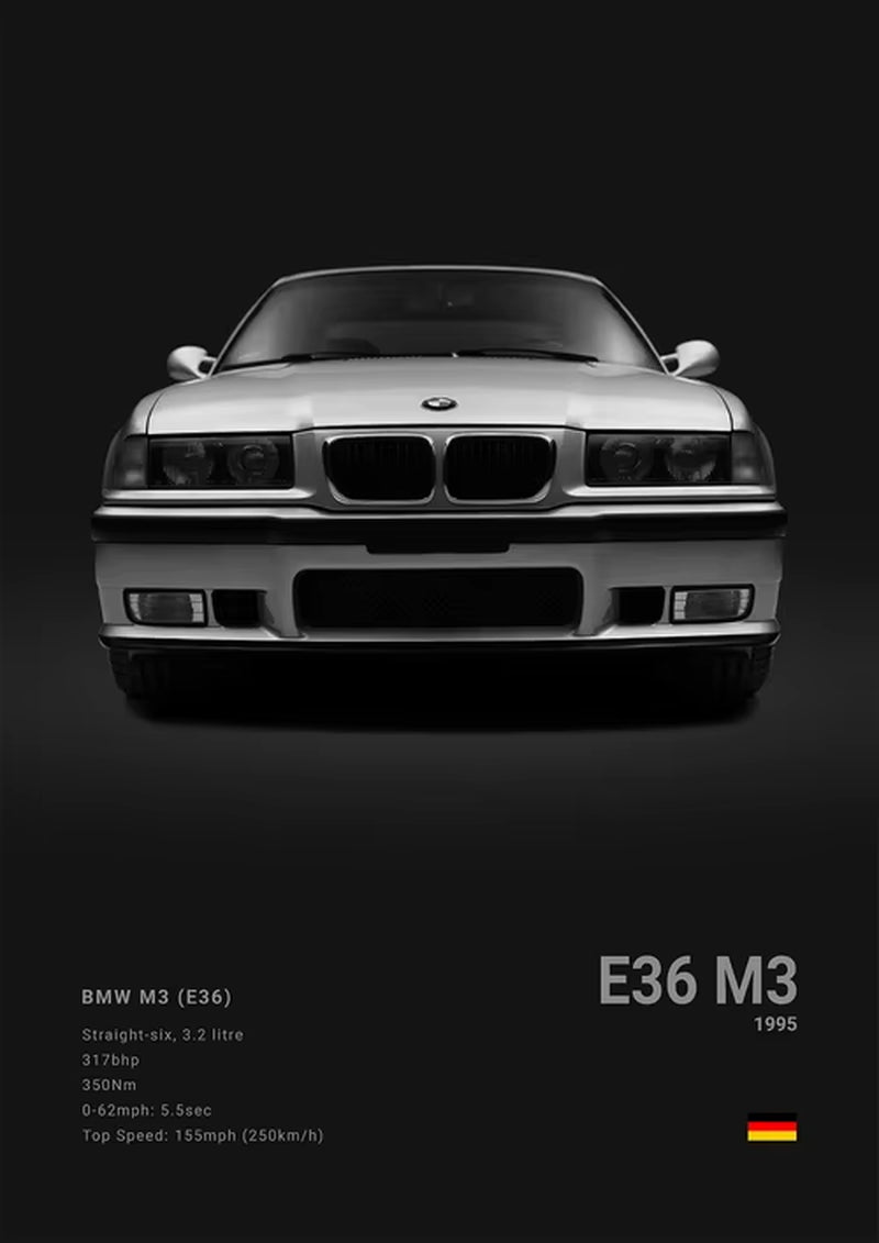 Black Background Sports Cars Poster and Prints F87 M3 M4 G90 E46 Luxury Car Canvas Painting Wall Art Pictures Room Office