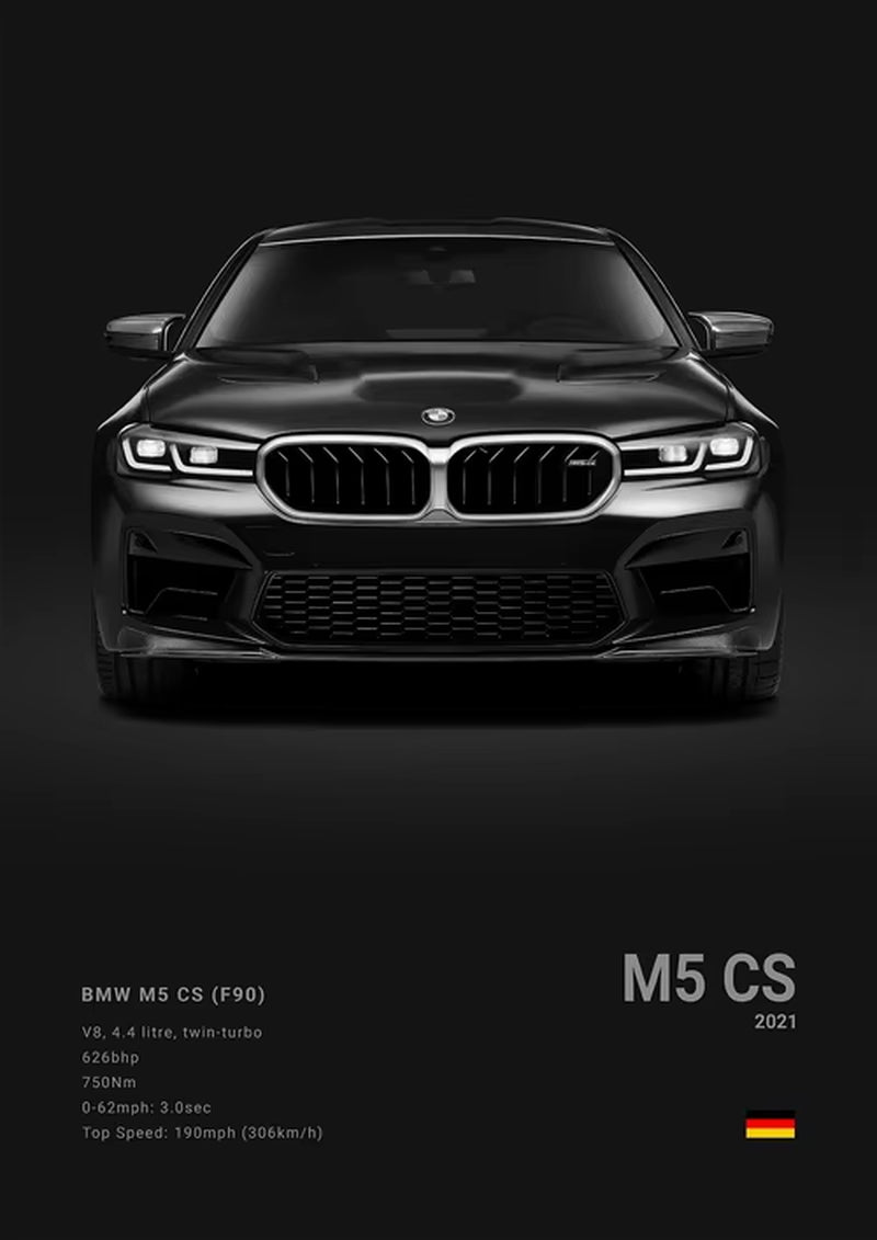 Black Background Sports Cars Poster and Prints F87 M3 M4 G90 E46 Luxury Car Canvas Painting Wall Art Pictures Room Office